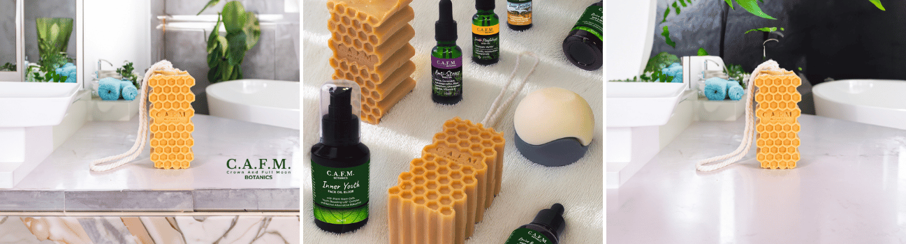 A Honeycomb-Inspired Soap Design from C.A.F.M. Botanics