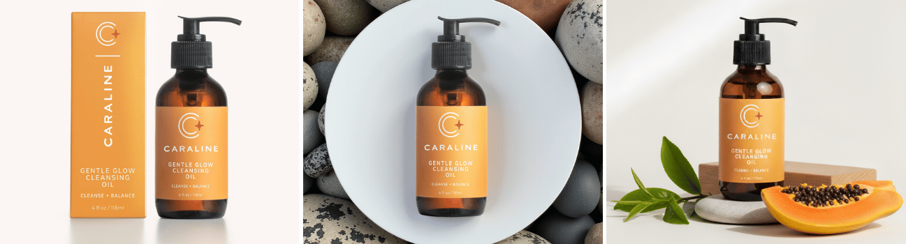 A Closer Look at Caraline Skincare’s Gentle Glow Cleansing Oil