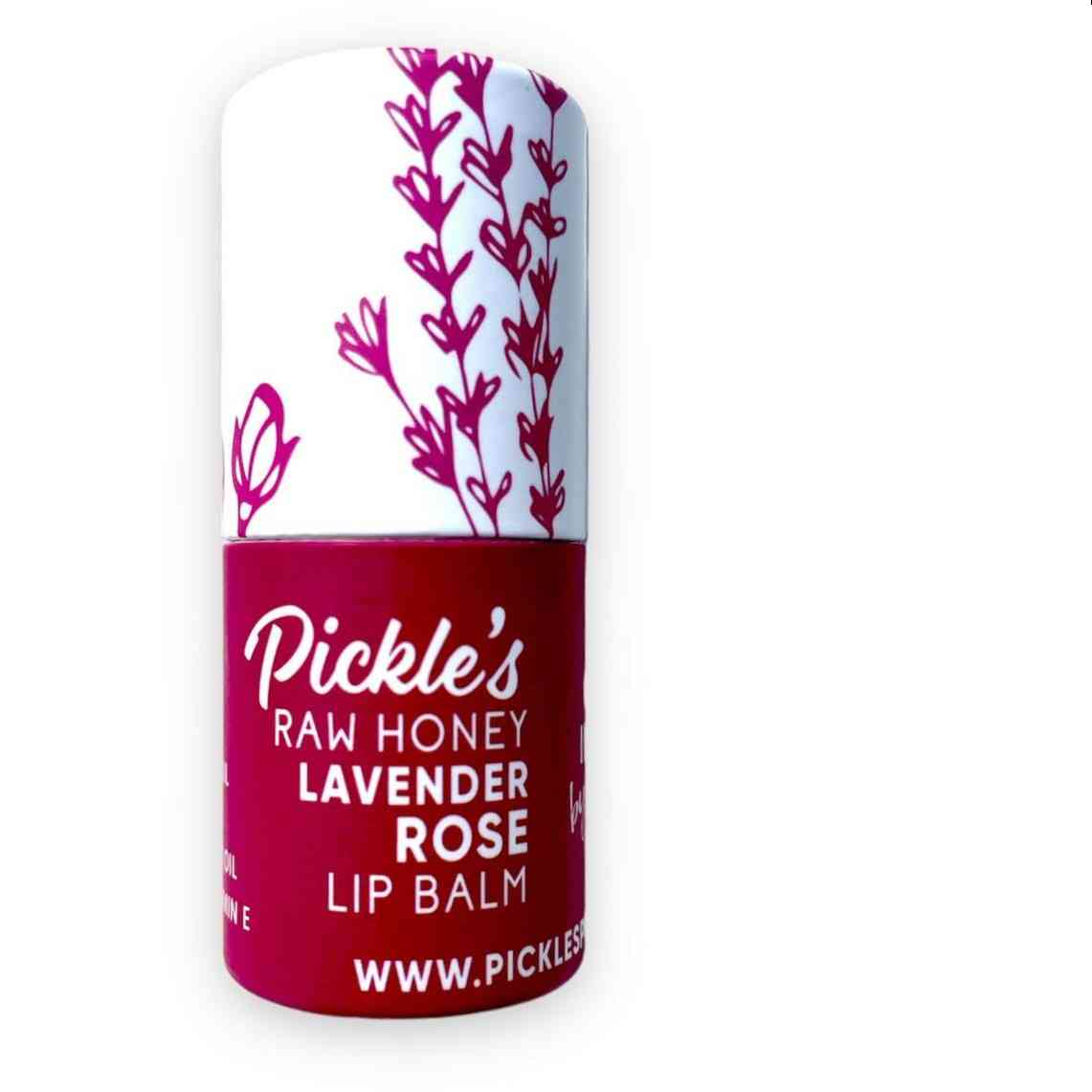 Lavender Rose Raw Honey Lip Balm