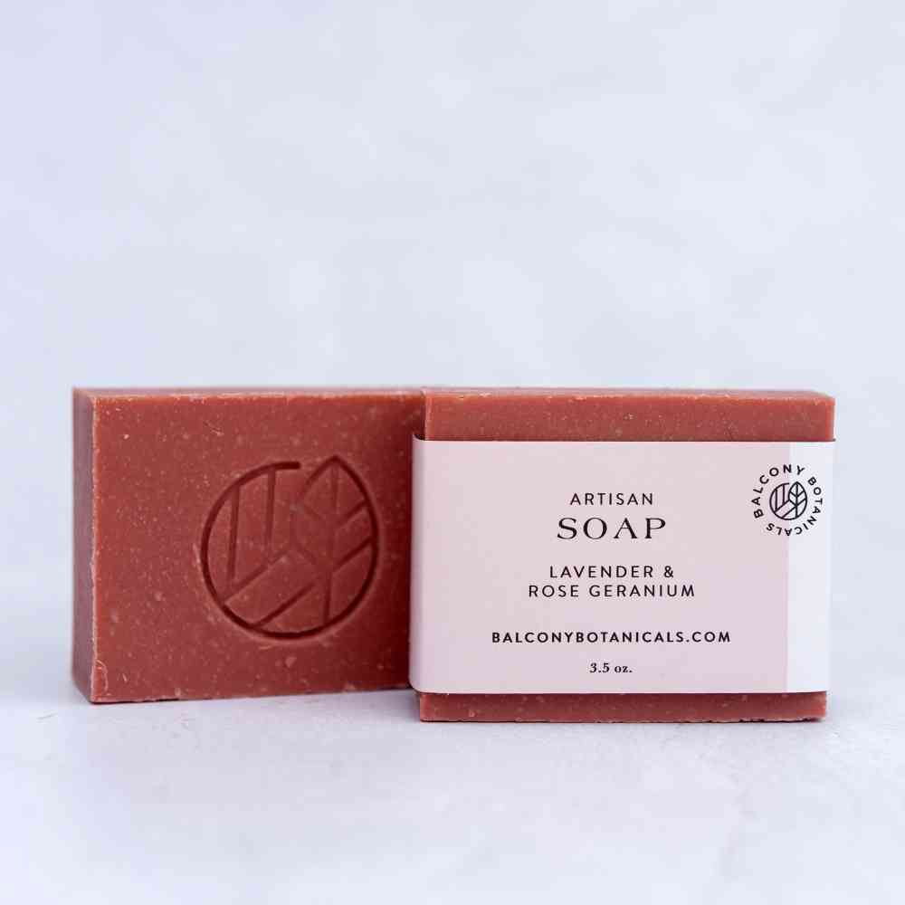 Lavender & Rose Geranium Artisan Soap