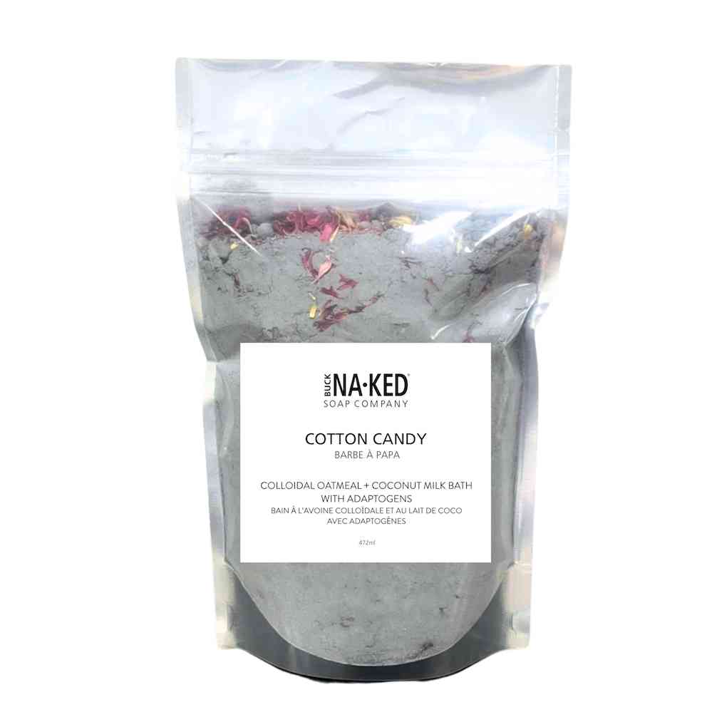 Cotton Candy Colloidal Oatmeal + Coconut Milk Bath with Adaptogens