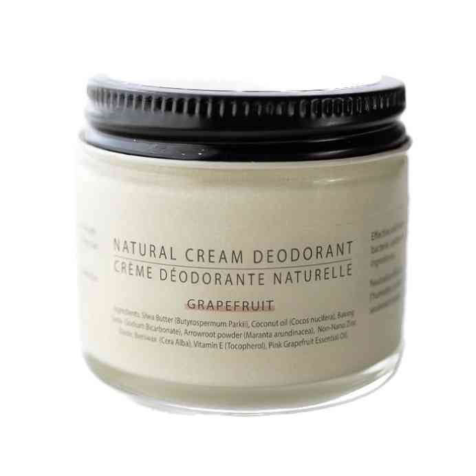 Natural Cream Deodorant Pink Grapefruit