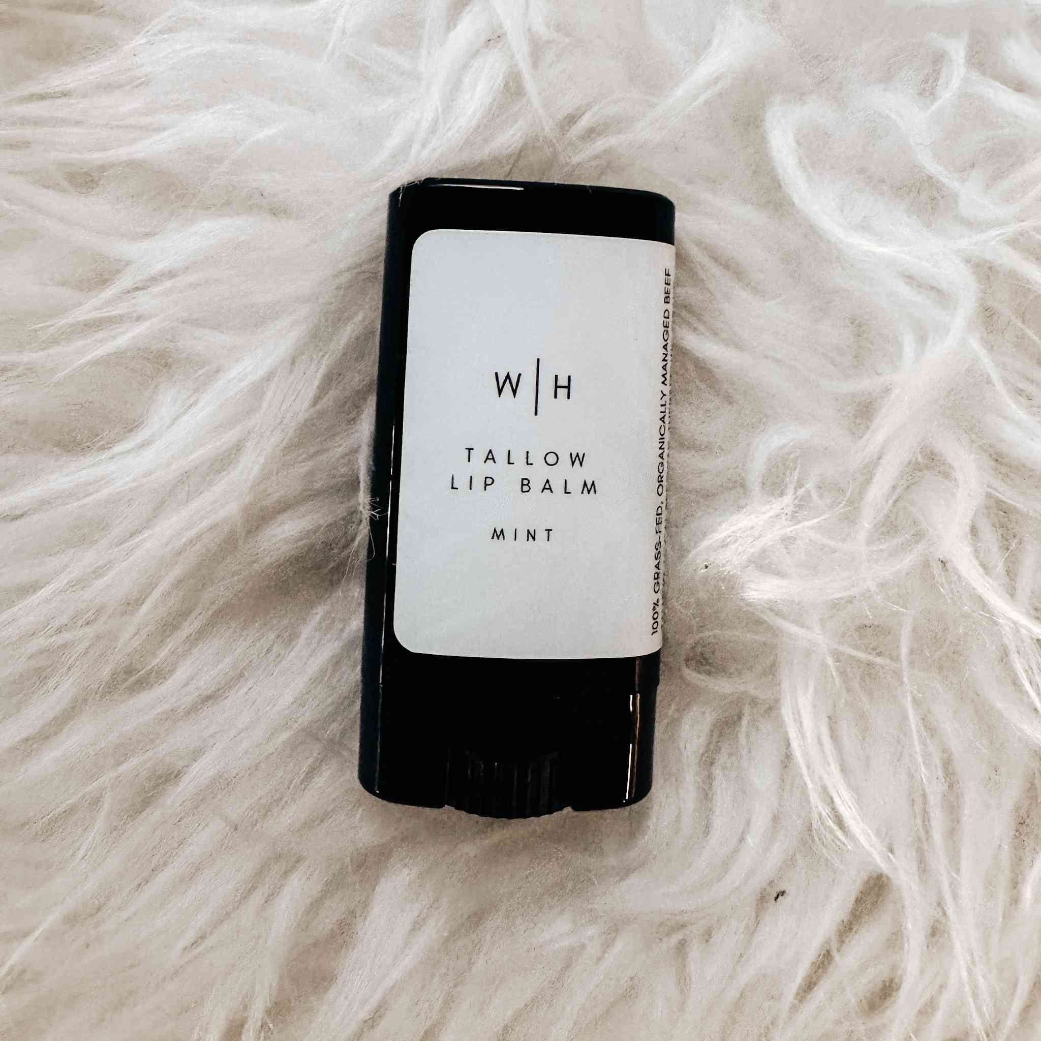 Tallow lip balm