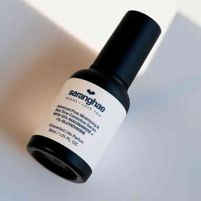 Advanced Pore Minimizing & Skin Tone Corrective Serum With 10% Niacinamide + 1% Glutathione
