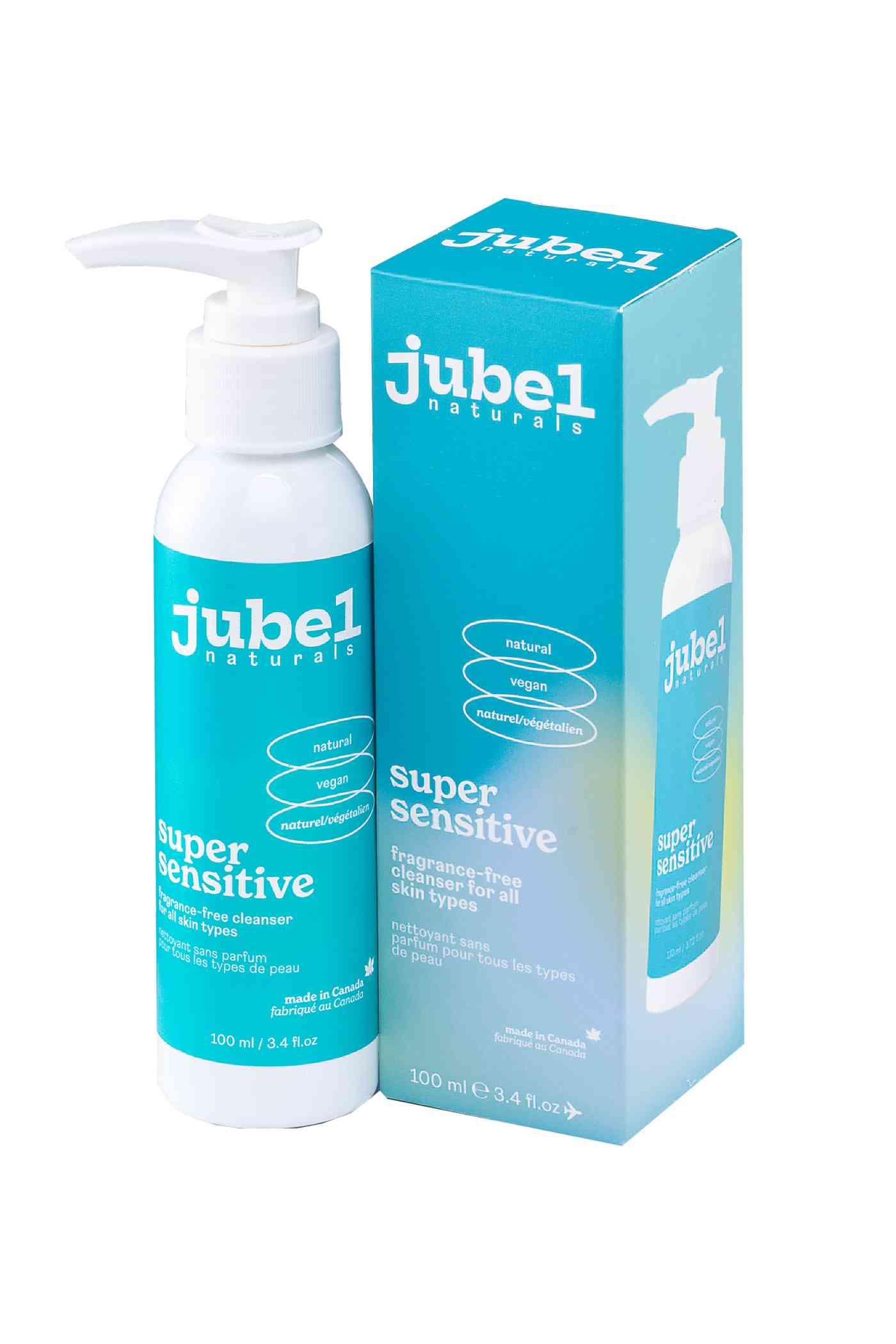 super sensitive fragrance-free cleanser