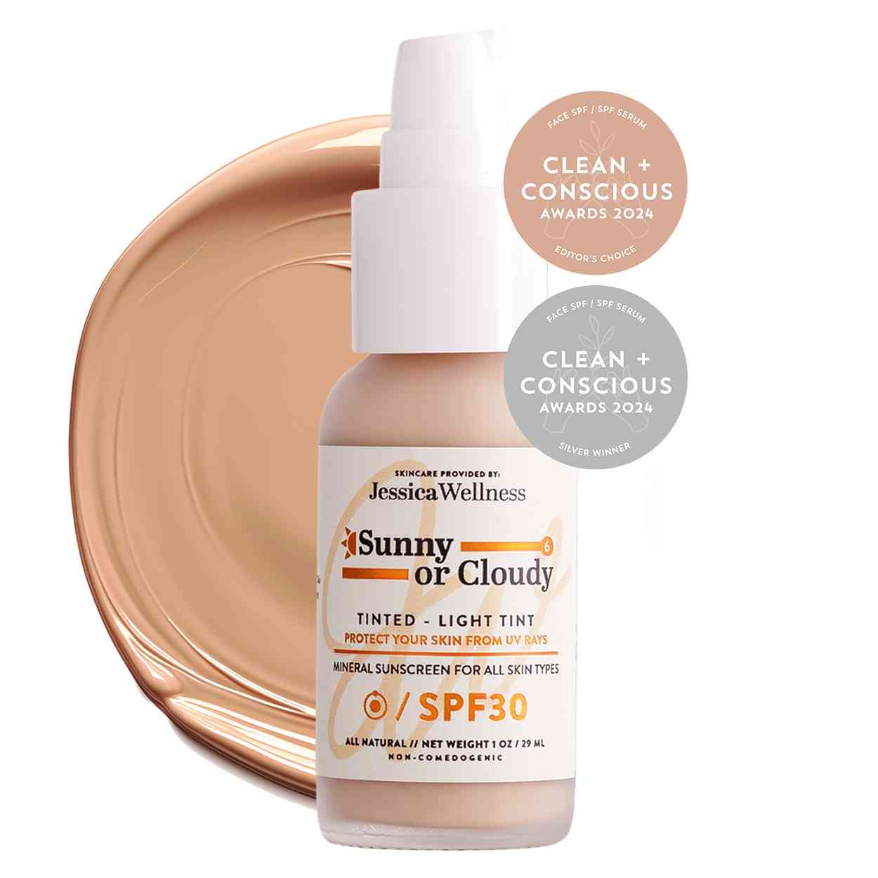 Sunny or Cloudy 30 SPF Mineral Sunscreen